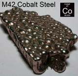 5 Pc Left Handed Drill Bit Set Cobalt M42 Drill Hog®