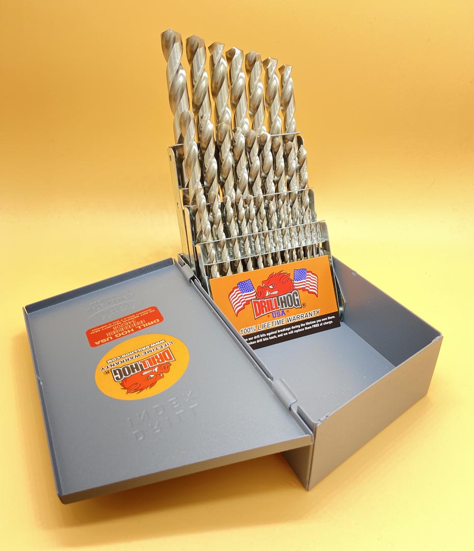 21-Piece HSS Micro Drill Bit Set #61-80 With Hand Drill - Mini Wire Gauge Twist Bits For Precision Work 8 thumbnail image
