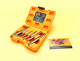 6 Pc Spiral Easy Outs Set Round Screw Extractor Drill Hog® Lifetime Warranty