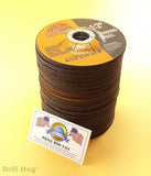 Drill Hog® 4-1/2" x 7/8 x 1/4 Grinding Wheels Case of 25 Wheels