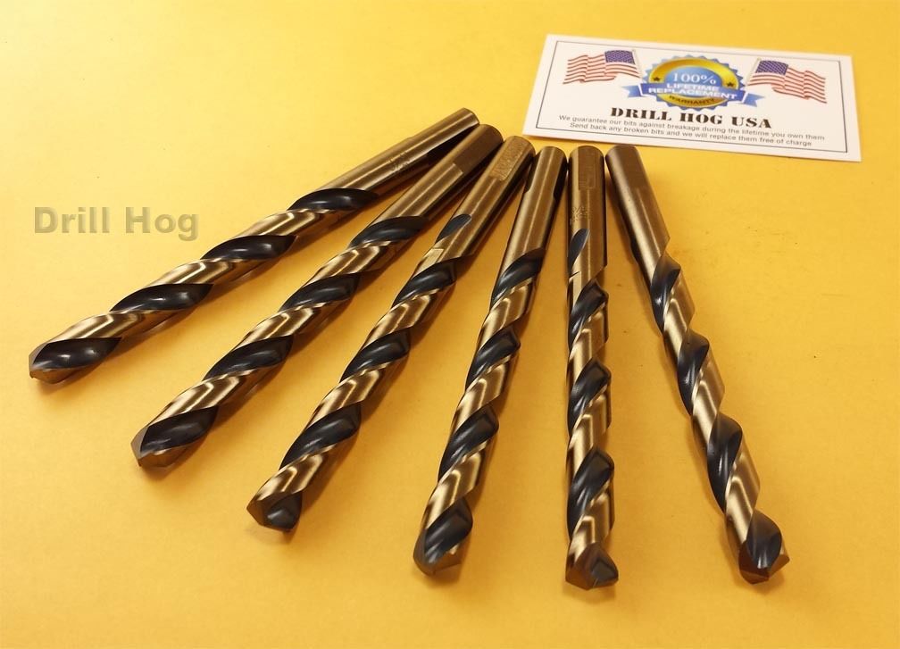 thumbnail image 2 of Drill Hog® #27 Number Drill Bit – M7 Molybdenum, 12-Pack, Lifetime Warranty 2 of 3