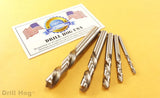 Drill Hog® 5 Pc Left Handed Drill Bit Set Niobium Nb41