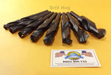 9/16" 5/8 11/16 3/4 13/16 7/8 15/16 1" Silver & Deming Drill Bit Set Drill Hog
