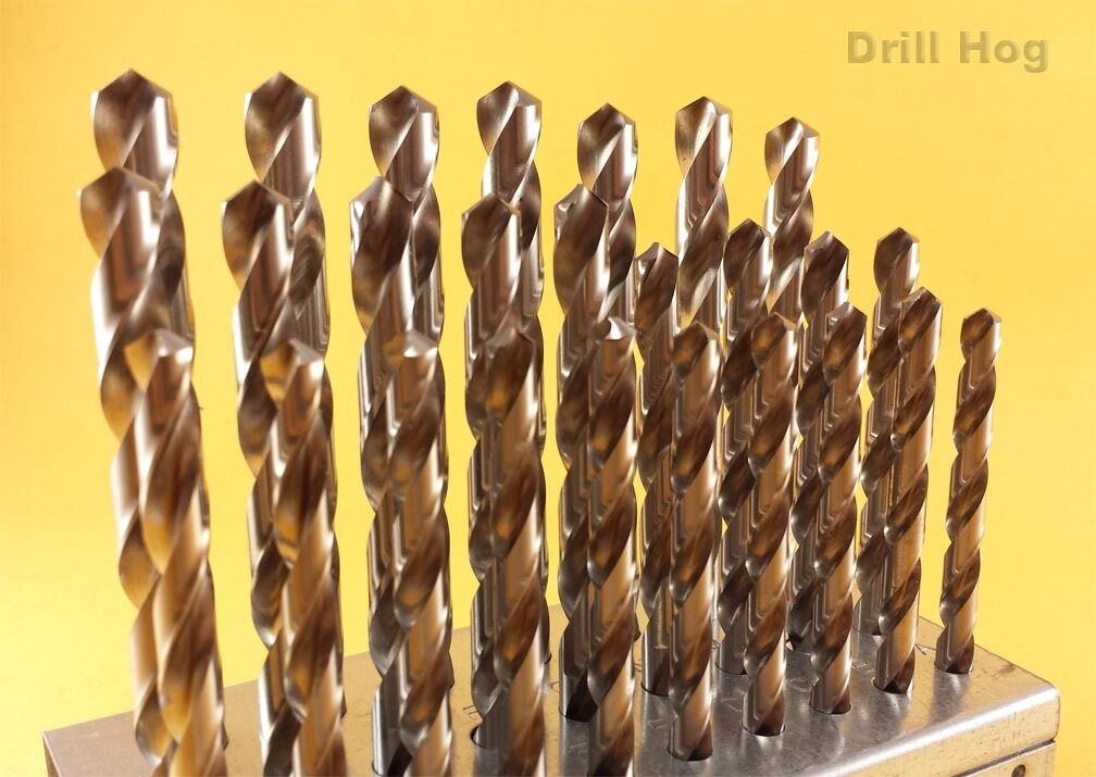 26 Pc Letter Drill Bit Set AZ Bits NIOBIUM Lifetime Warranty DrillHog