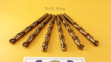 Drill Hog USA 5/16" Cobalt Drill Bits M42 Drill Bit 6 Pack Lifetime Warranty