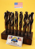 13 Pc Silver & Deming Drill Bit Set M7 Stand 17/32 to 1 Lifetime Warranty Drill Hog®