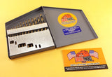 Drill Hog USA 13 Pc HI-MOLY M7 Drill Bit Set 1/16"-1/4" Drills Lifetime Warranty