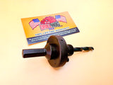 Hole Saw Arbor Holesaw Mandrel Adapter Chuck for 1-1/4 to 6" Hole Saws Drill Hog®