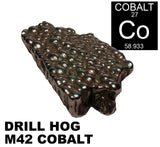 Drill Hog® ALTIN Cobalt M42 Quad Flute Step Drill Bit Set Free Countersink Set