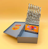 Drill Hog® Super Deal! 29 Pc Drill Bit Set Niobium Nb41 Super Premium 1/16"-1/2" Includes 13 Pc Niobium Mb41 Left Hand Set