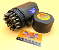 BIT TANK Deal! 29 Pc Drill Bit Set BIT TANK HI-Molybdenum Super M7+ Lifetime Warranty Drill Hog®