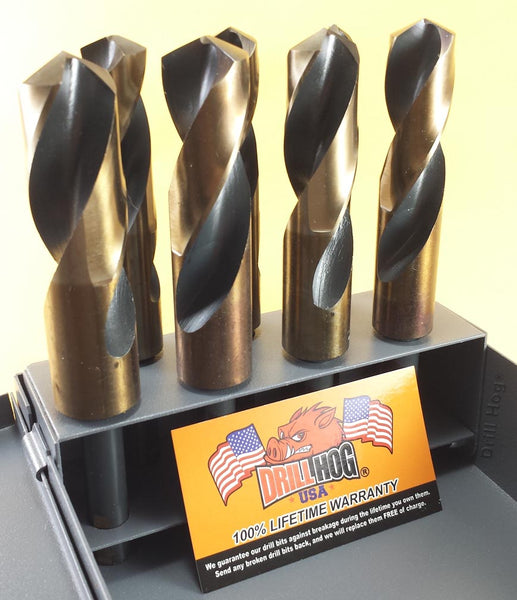 Heroquest Monk Broca Deming 5/8 Cobalto M42 Drill Hog® - Broca Plata, Garantía De Por Vida, Para Metal Duro Broca Cobalto M42 - Foto 8