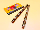 Drill Hog 31/64" Drill Bit Twist 31/64" Cobalt Drill Bit M42 Lifetime Warranty