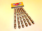 1/2" Cobalt Drill Bits Cobalt M42 1/2 Bit Drill Hog® Lifetime Warranty 6 Pack