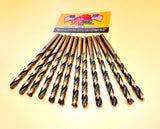 Drill Hog USA 15/64" Drill Bit 15/64 Molybdenum M7 Lifetime Warranty 12 Pack