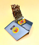 26 Pc LETTER Drill Bit Set A-Z Twist Bit COBALT M42 Drill Hog Lifetime Warranty