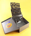 44-Piece Left Hand Drill Bit Set By Drill Hog - Reverse Twist For Removing Broken Bolts & Screws