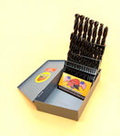 Drill Hog® 29 Pc Drill Bit Set Pig Steel M60 1/16"-1/2" Lifetime Warranty