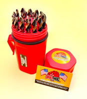 29 Pc Super Premium Cobalt M42+ Turbo Tip Drill Bit Set Drill Hog®