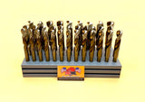 Mother Load 33 Piece Cobalt M42 Silver & Deming Drill Bit Set 1/2" to 1" Drill Hog® Lifetime Warranty!