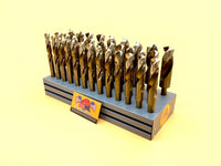 Mother Load 33 Piece Cobalt M42 Silver & Deming Drill Bit Set 1/2" to 1" Drill Hog® Lifetime Warranty!