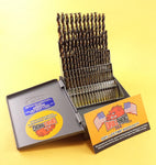 Drill Hog® 60 Pc NUMBER Drill Bit Set HI-Molybdenum M7 Wire Gauge Drill Set Lifetime Warranty