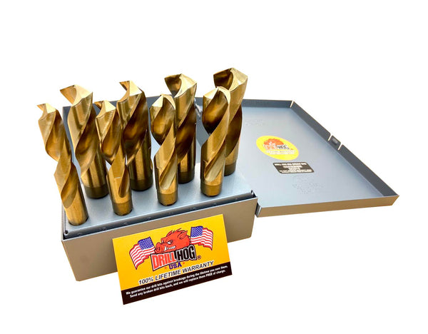 BIG 8 Super Premium Cobalt M42 Silver & Deming Drill Bit Set Halloween Deal