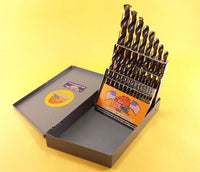 Drill Hog 21 Pc Drill Bit Set SUPER PREMIUM Hi-Molybdenum M7