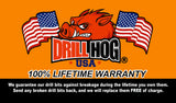 Drill Hog USA 17/64" Cobalt Drill Bits M42 Drill Bit 12 Pack Lifetime Warranty