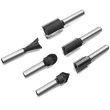 Drill Hog® 15 Piece Super Premium Carbide Router Bit Set Lifetime Warranty