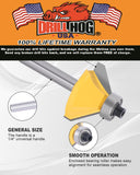 Drill Hog® Super Premium Carbide Router Bit Set Mother Load Lifetime Warranty