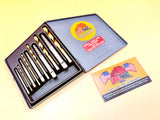 10 Piece Cobalt M42 Left Hand Drill Bit Set Drill Hog® Lifetime Warranty