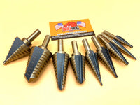 14 Pc Jumbo Step Drill Bit Deal Drill Hog® Includes Free Case of Grinding Wheels!