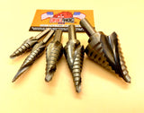 Drill Hog® TURBO Spiral Flute Step Drill Bit Set with Free 45 Pc Hex Key Set