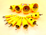 Drill Hog® Carbide Tipped Hole Cutter Set 12 Pieces
