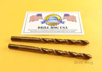 7/64" Drill Bit 7/64" Bit Cobalt M42 HSSCO 100% Drill Hog USA Lifetime Warranty