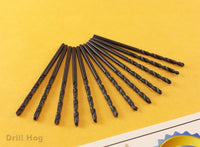 #30 Drill Bit #30 Number Bit #30 HI-MOLY M7 Lifetime Warranty Drill Hog® 12 Pack