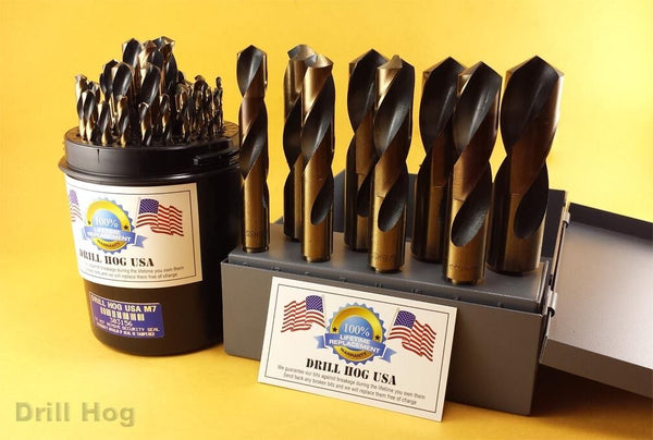 Drill Hog 31/32” Silver & Deming Cobalt Drill Bit – 31/32” – Lifetime Warranty
