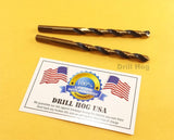 Drill Hog 7/32 Drill Bit 7/32" Molybdenum M7 HSS Twist Lifetime Warranty