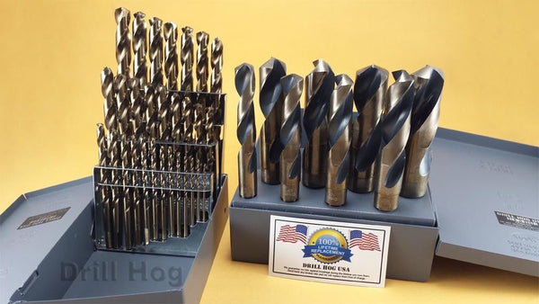 Coffret De 29 Forets Au Cobalt M42 Drill Hog - Garantie à Vie Coffret De 29 Forets Au Cobalt M42 Drill Hog - Garantie à Vie