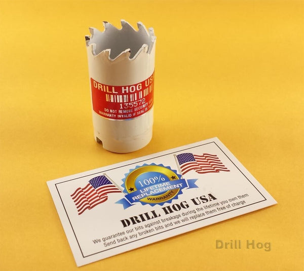DrillHog USA 1-3/4 "Self Feed Bit Wood Hole Saw 1-3/4 Forstner Garantía