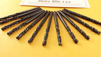 9/64 Stubby Bit Machine Screw Stub Length Drill Hog USA Lifetime Warranty 12 Pcs