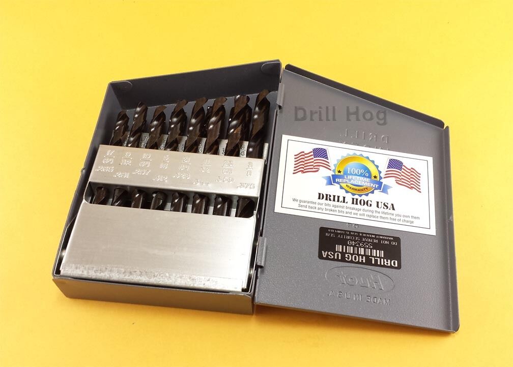 Drll Hog® 13 Pc H-MOLY M7 Drll Bt Set 1/16-1/4 Drlls Lfetme Drll Hog® 13 Pc H-MOLY M7 Drll Bt Set 1/16-1/4 Drlls Lfetme