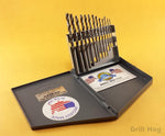 Drill Hog® 13 Pc Niobium Drill Bit Set HSS 1/16-1/4 Lifetime Warranty