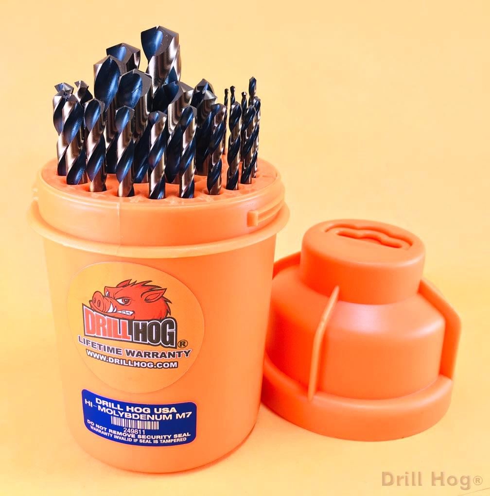 29 Pc Drill Bit Set Index HI-Molybdenum Super M7+ Lifetime