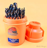 29 Pc Drill Bit Set Index HI-Molybdenum Super M7+ Lifetime Warranty Drill Hog