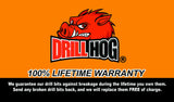 DrillHog 31/64 Drill Bit 31/64" HI-Molybdenum M7 HSS Lifetime Warranty