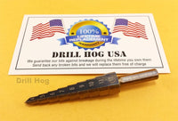 DrillHog USA 4-12mm Metric Step Drill Bit UNIBIT M7 9 Steps Lifetime Warranty