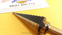Drill Hog USA 1/8"-7/8" Step Drill Bit Reamer UNIBIT M7 Lifetime Warranty