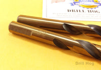 13/32 Drill Bit 13/32" HI-Molybdenum M7 HSS Twist Drill Hog Lifetime Warranty